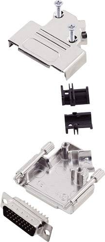 encitech D45ZK15-HDP26-K 6355-0013-02 Комплект роз'ємів D-Sub чоловічі 45° Кількість контактів: 26 Паяльна чашка 1 комплект