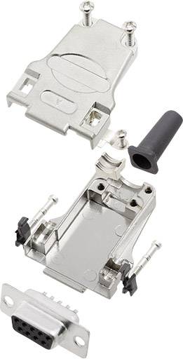 encitech DTZF09-DMS-K 6355-0045-11 Набір гнізд D-Sub 180 ° Кількість контактів: 9 Паяльна чаша 1 комплект