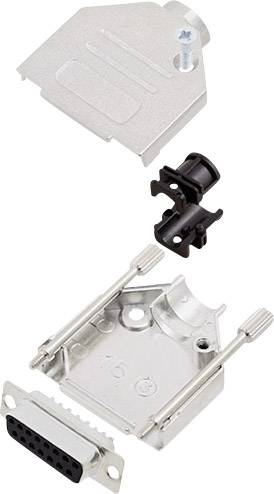 encitech DTZK15-DBS-K 6355-0002-12 Набір гнізд D-Sub 180 ° Кількість контактів: 15 Паяльна чашка 1 комплект