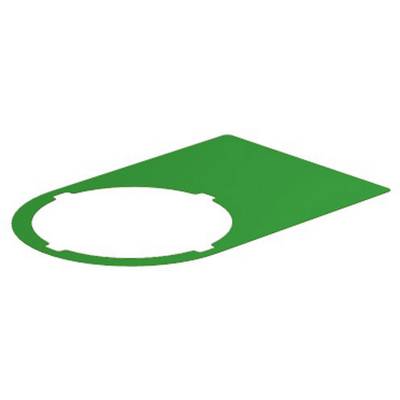 Zielony krąg na prostokątnej podstawie, przedstawiający podział przestrzeni lub uszczelnienie.