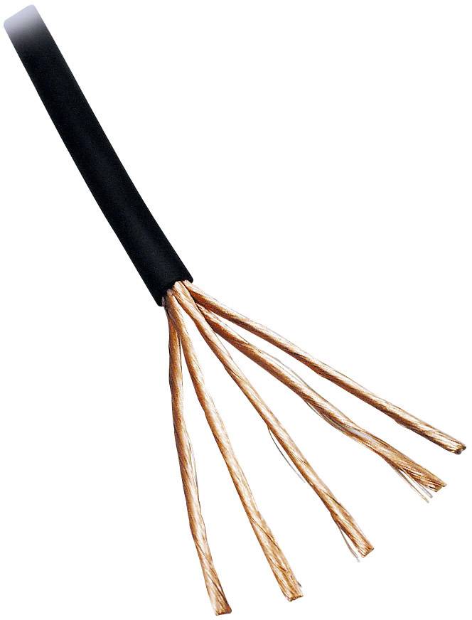 BKL Electronic 1509016/10 Аудіокабель 6 x 0,08 мм² чорний 10 м