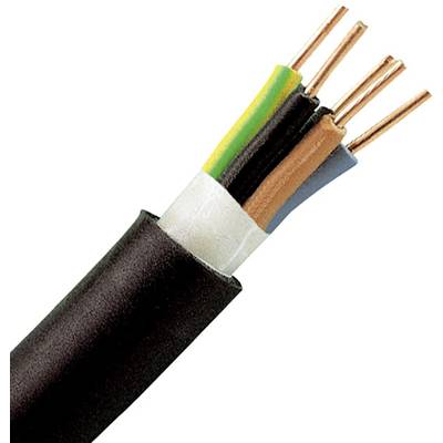 Czarny kabel z wieloma przewodami miedzianymi, częściowo izolowany, widoczny na jednym końcu. Idealny do zastosowań elektrycznych.