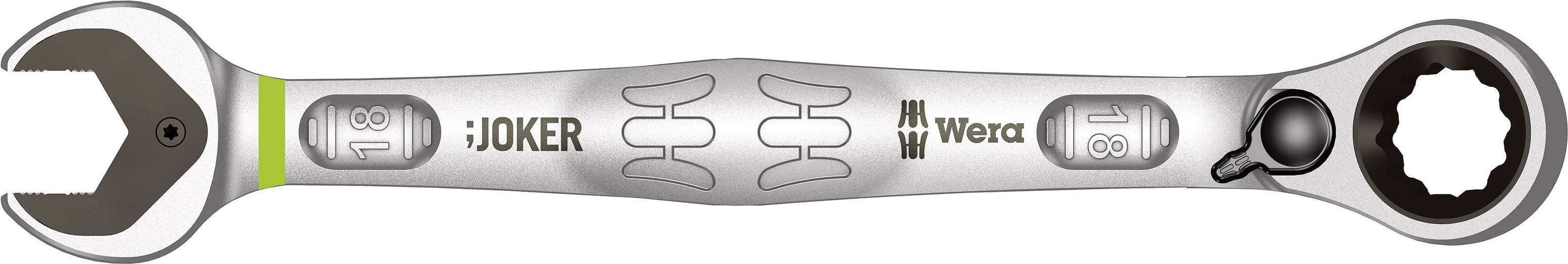 Комбінований гайковий ключ Wera 05020073001 Joker Switch Ratchet Розмір гайкового ключа (метричний) (лише для титулу) 18 мм