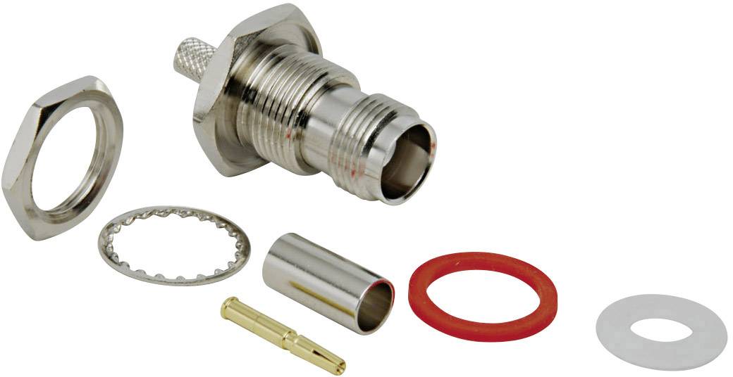 Роз'єм TNC BKL Electronic 0405047/D, гніздо, для вертикального монтажу, 50 Ом, 1 шт.