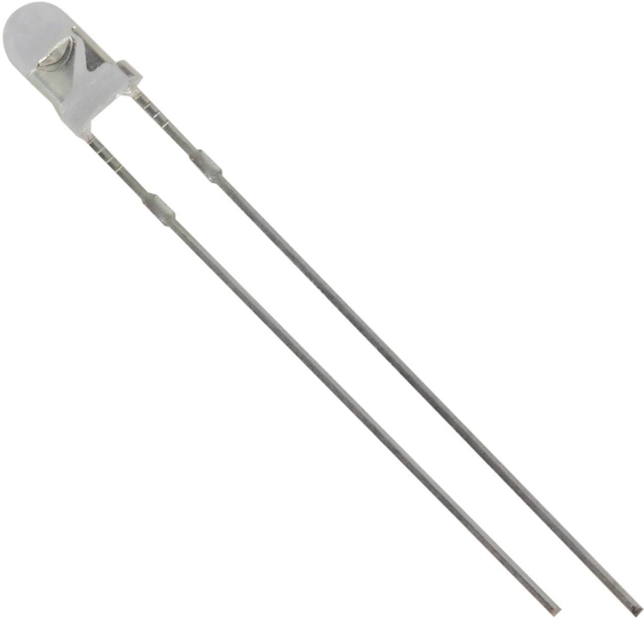 Dioda LED THT TRU COMPONENTS 1573689 1573689, 3 mm, 2000 mcd, 1 szt.