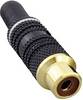 BKL Electronic 0101110 Złącze męskie RCA/Cinch, złocony, 1 szt.