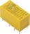 Żółte przekaźniki z napisem 'HR-H30'. Posiada kilka styków przyłączeniowych od spodu oraz dane techniczne na górnej powierzchni.