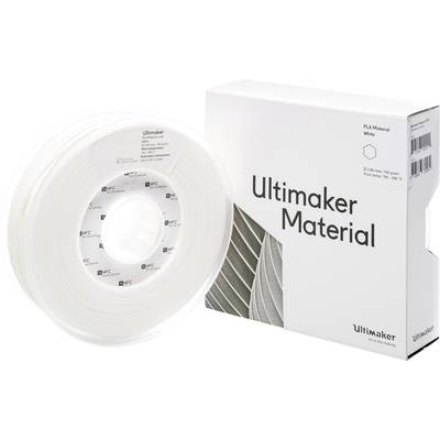 Filament do drukarek 3D PLA Ultimaker PLA - M0751 White 750 - 211399, Średnica filamentu: 2.85 mm, 750 g, biały