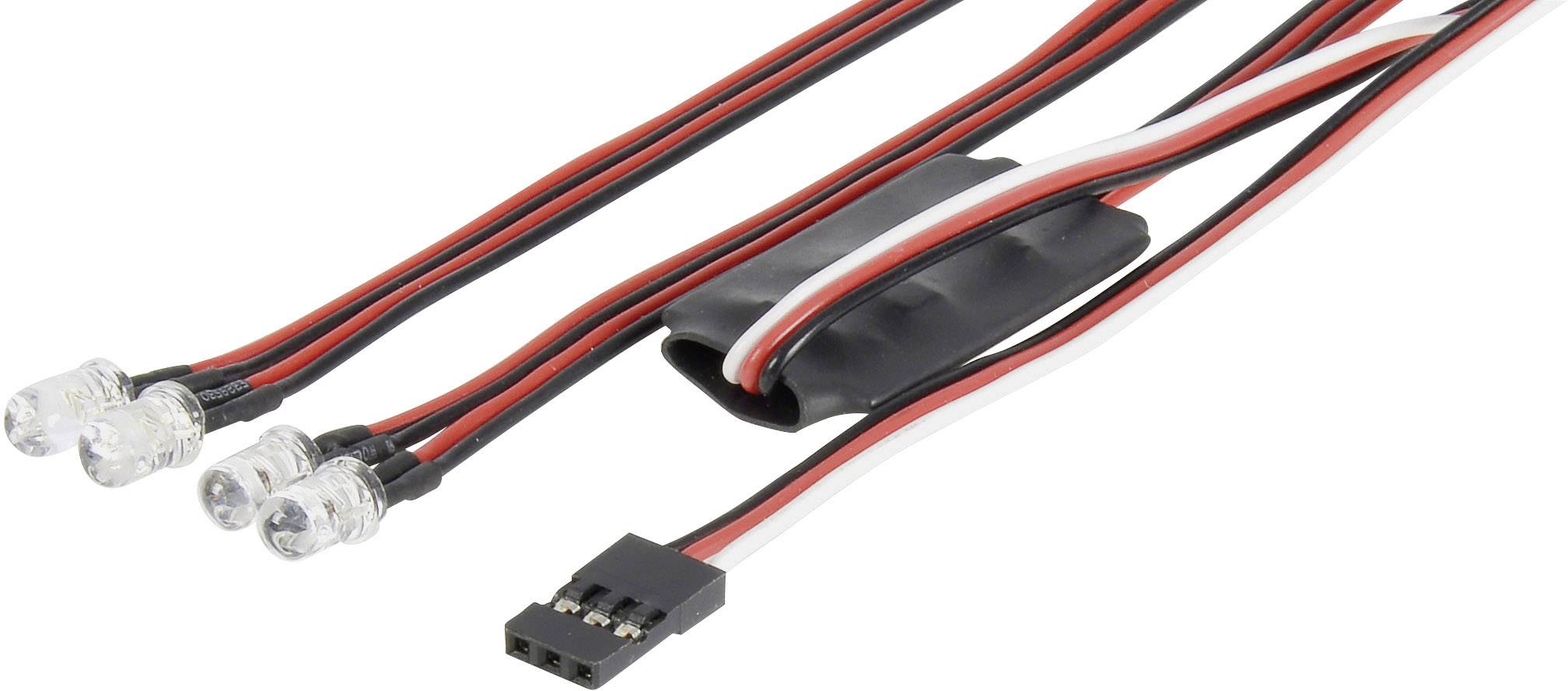 Комплект освітлення Carson Modellsport 500906239 Червоний, білий 4,4 - 6 В