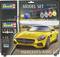 Zestaw modelarski Revell 'Mercedes-AMG GT', skala 1:24, poziom trudności 3, zawiera 93 elementy. Zestaw zawiera farby i pędzel do złożenia modelu.