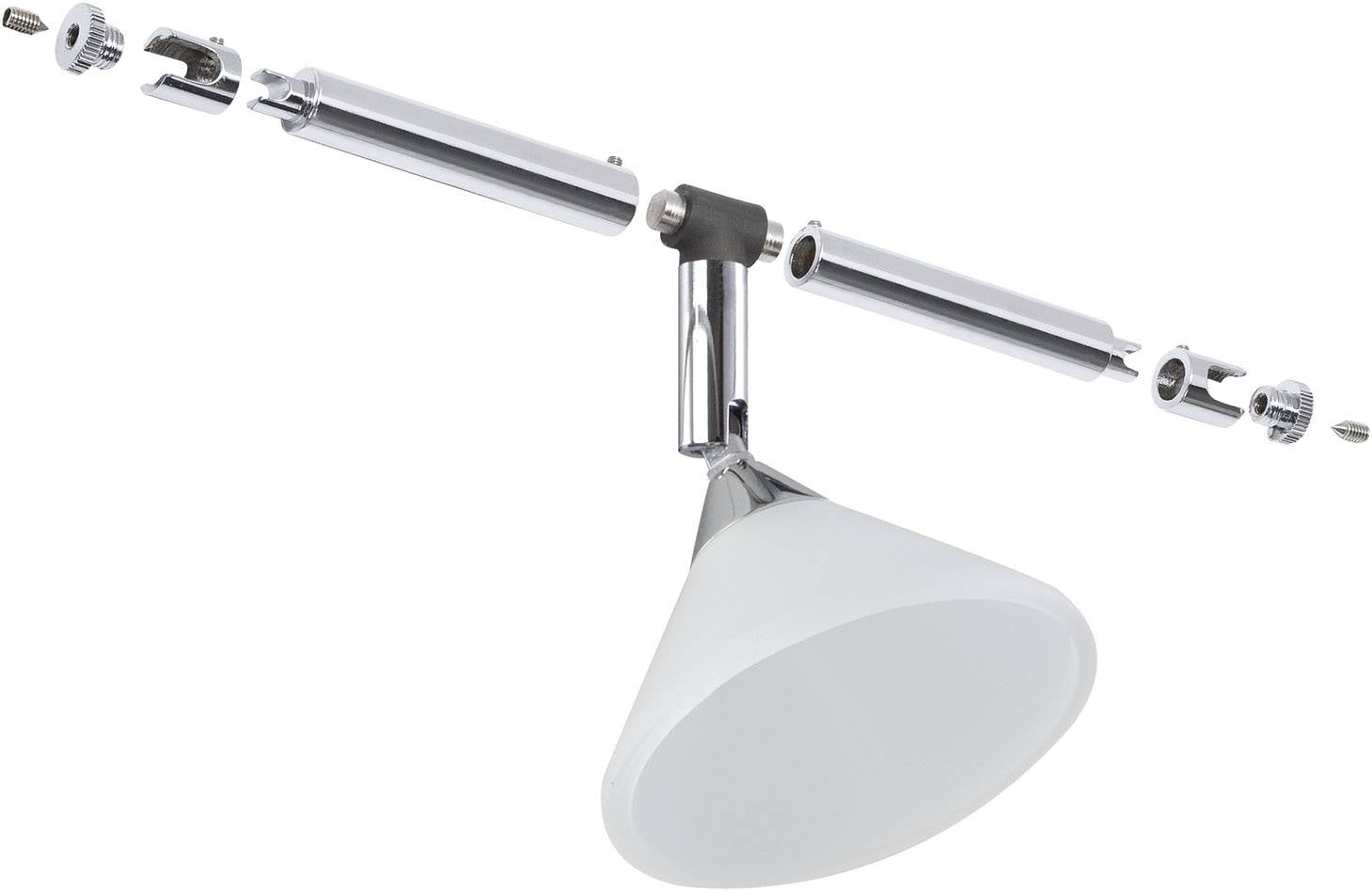 Лампа для низьковольтної кабельної системи Paulmann Colmar Universal GU4 10 Вт хромована, сатинована