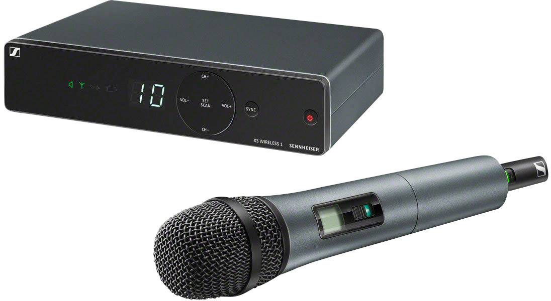 Sennheiser XSW 1-835-B Zestaw mikrofonu bezprzewodowego Rodzaj transmisji danych:radiowa z klipsem XLR radiowa