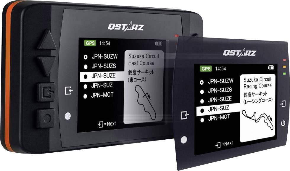 Licznik okrążeń GPS Qstarz LT-6000S, czarny, pomarańczowy