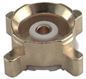 Роз'єм MMBX Huber+Suhner 82_MMBX-S50-0-1/111_NE 23001785 гніздовий роз'єм для вертикального монтажу 50 Ом 1 шт.