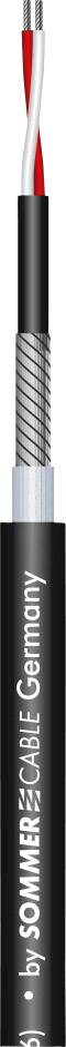 Мікрофонний кабель Sommer Cable 200-0141AQ 2 x 0,14 мм² Чорний Кількість товарів на погонний метр