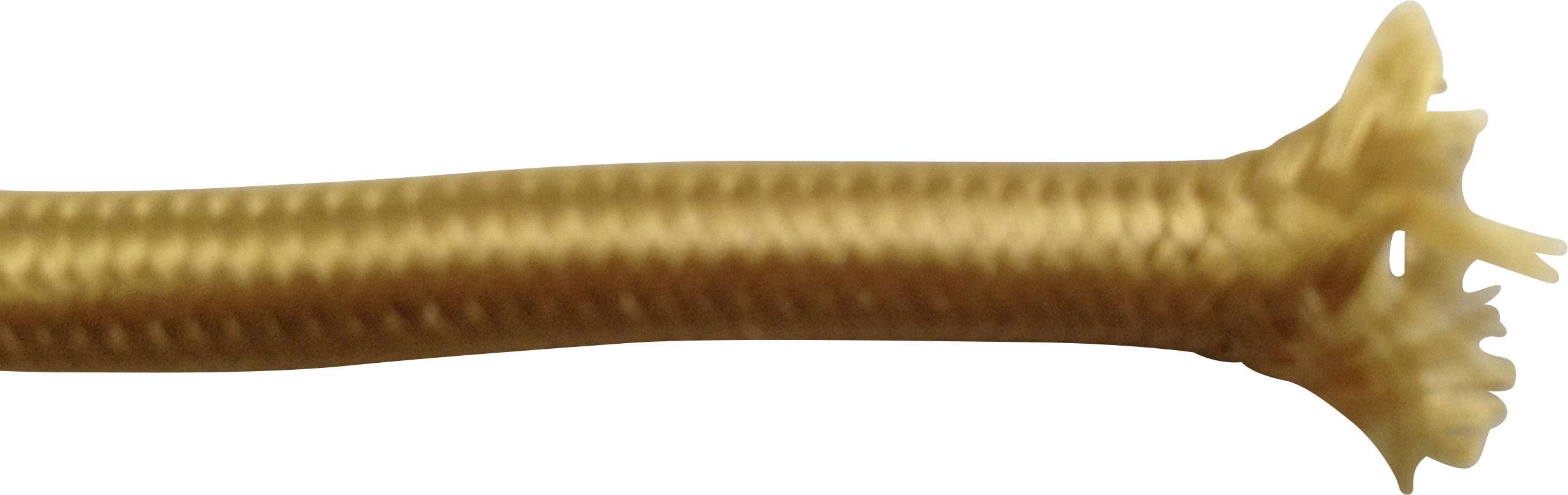 Przewód przyłączeniowy Kash 70I100, 3 x 0.75 mm², Miedziany, nieizolowany, 5 m, złoty