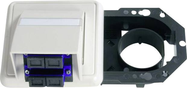 Telegärtner 100022450 Роз'єм-роз'єм для оптичного волокна, білосніжний, 1 шт.