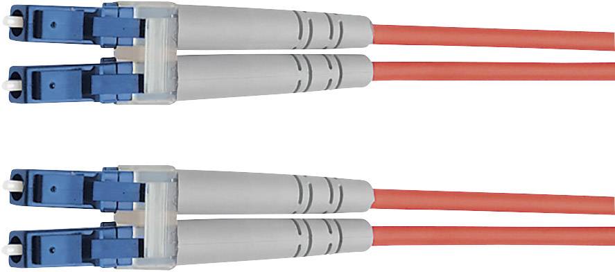 Telegärtner 100011410 Оптоволоконний кабель-оптичний [1x LC чоловічий роз'єм - 1x LC чоловічий роз'єм] 50/125 мк Багатомодовий OM4
