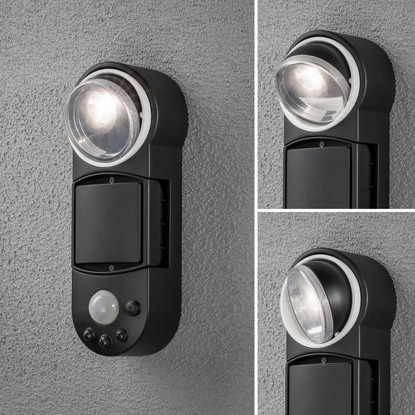 Konstsmide Prato 7696-750 Zewnętrzna lampa punktowa LED z czujnikiem ruchu  1 W Kolor LED: ciepła biel