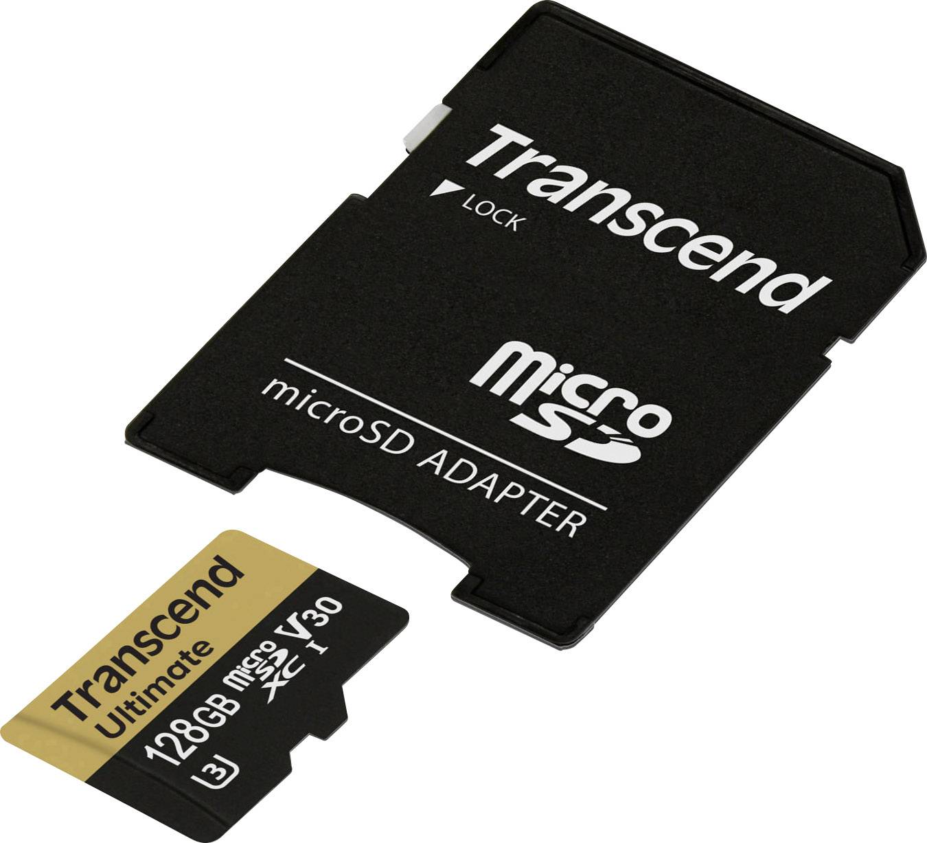 Karta pamięci microSDXC Transcend Ultimate UHS-I U3M, 128 GB ...