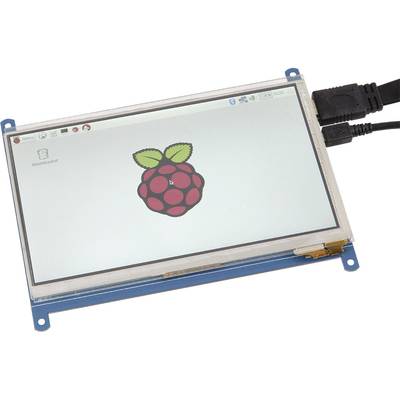 Moduł ekranu dotykowego Joy-it RB-LCD-7-2 17.8 cm (7 cal) 1024 x 600 Pixel Pasuje do: Raspberry Pi 