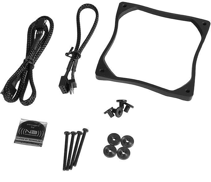 Вентилятор для корпусу NoiseBlocker BlackSilent Pro PE-1, чорний (Ш x В x Г) 92 x 92 x 25 мм