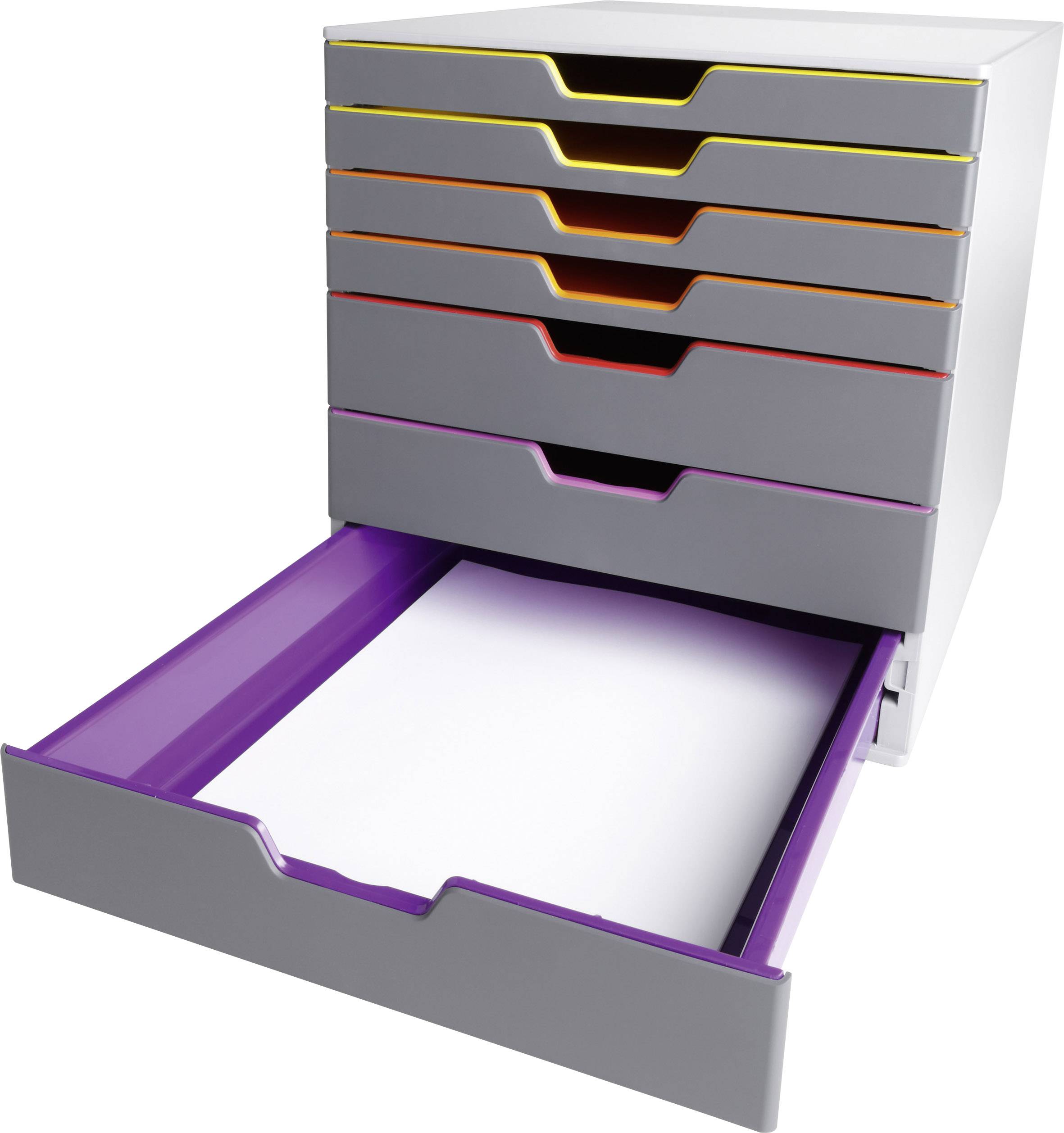 Шафа з шухлядами Durable 760727 сіра DIN A4, DIN C4, Folio, Letter Кількість шухляд: 7