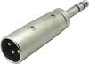 Adapter XLR złącze męskie XLR - złącze męskie jack 6,3 mm stereo Kash 55034 1 szt.