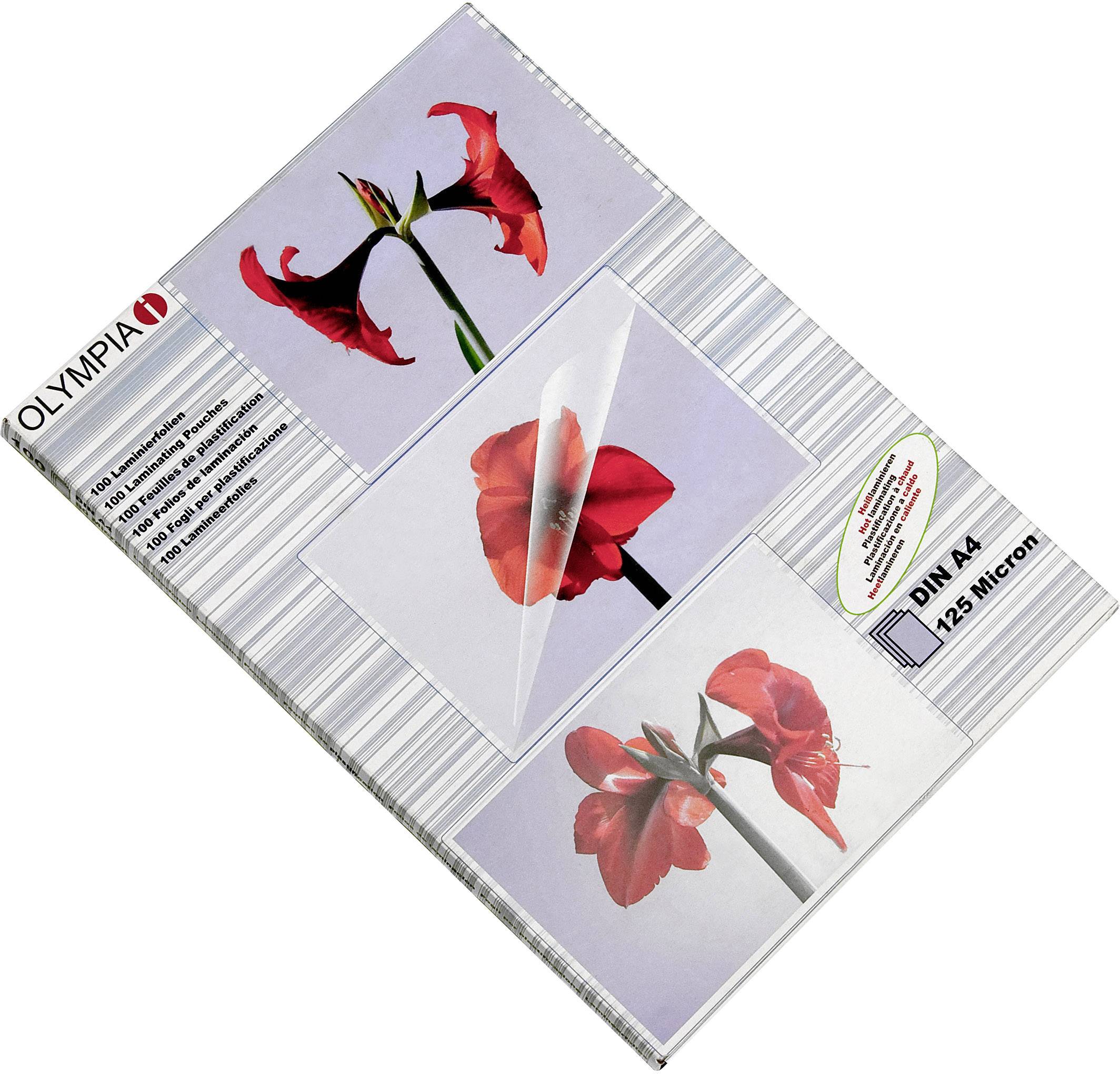 Ламінуюча фольга Olympia DIN A4 125 мікрон 100 шт.