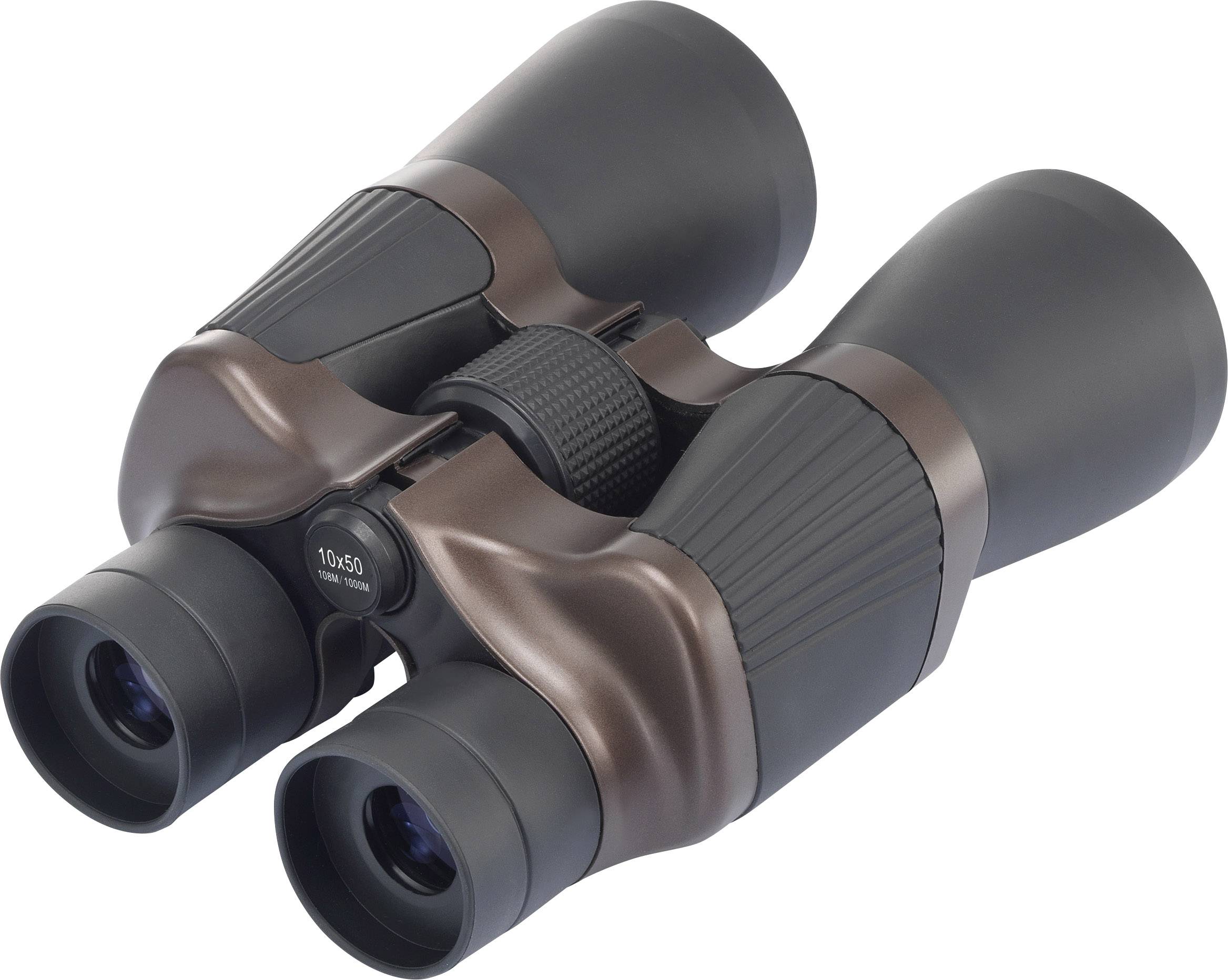 Бінокль Renkforce 10 x 50 мм, чорний, з візерунком Porro BM1125