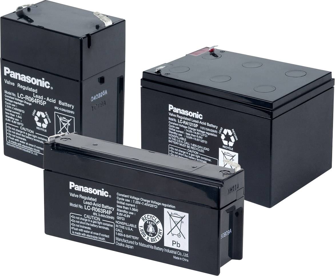 Akumulator żelowy Panasonic 12 V 17 Ah LC-XD1217APG, 12 V, 17 Ah ...