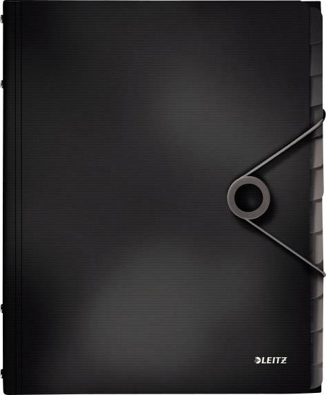 Папка-картотека Leitz DIN A4 PP (поліпропілен), кількість відділень: 12, чорна