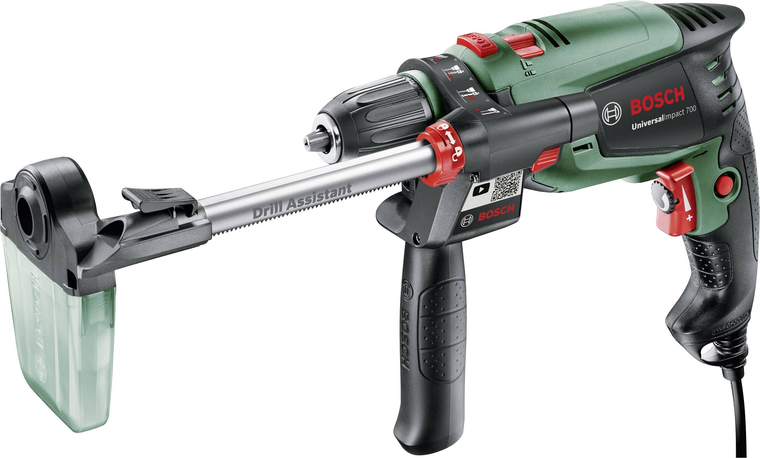 Wiertarka udarowa Bosch Home and Garden UniversalImpact 700 1-biegowa 701 W zaw. walizkę, zaw. asystent wiercenia-1