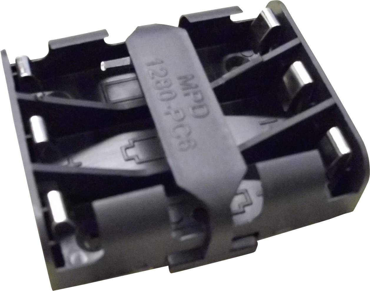 MPD BK-1280-PC6 Відсік для батарейок 3xAA паяні з'єднання (Д x Ш x В) 60 x 48 x 17 мм