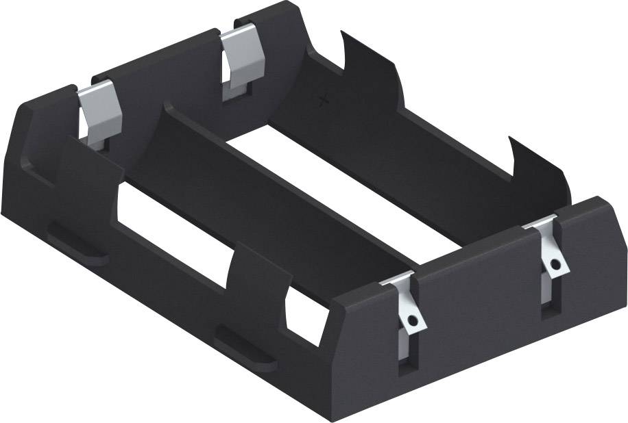 Відсік для батарей Keystone Electronics 1109, 2x26650, паяльне з'єднання (Д x Ш x В) 77 x 56 x 19 мм