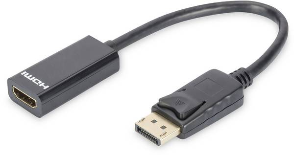 adapter DisplayPort, HDMI Digitus DB-340400-001-S DB-340400-001-S, 15.00 cm