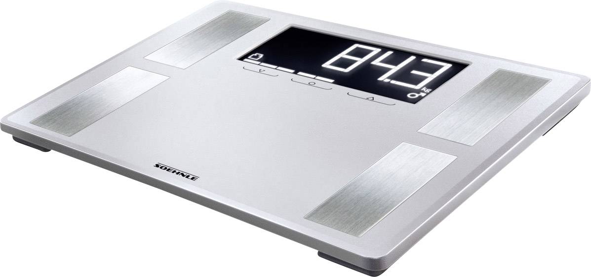 Soehnle Shape Profi 200 Waga z analizą składu ciała 63870 Zakres pomiaru maks.=180 kg szary