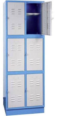 Сталева колона шафи Aerotec 20142027 із замком-ключем