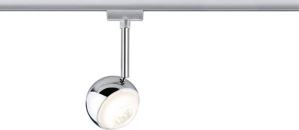Lampa do systemu szynowego, wysokonapięciowego Paulmann Capsule II 95455 LED wbudowany na stałe 6 W LED 338 lm chrom (matowy), chrom