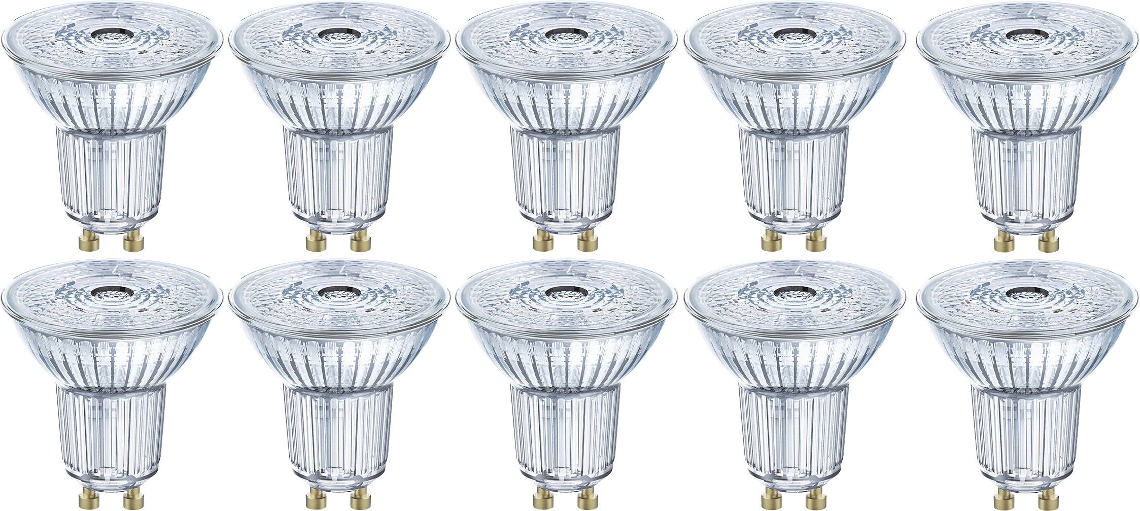 Світлодіодна лампочка OSRAM HOMELIGHTING 4058075036680 GU10 4.3 Вт = 50 Вт 350 лм теплий білий 10 шт.