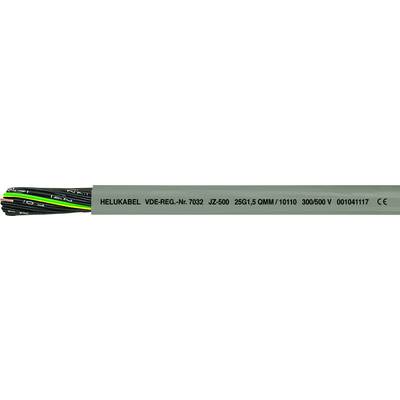Szary kabel z napisem 'HELUKABEL VDE Reg.-Nr. 7032 UJ 500 25G1,5 0,6/1 kV 30003917'. Wielożyłowy kabel elektryczny z oznakowaniem CE.