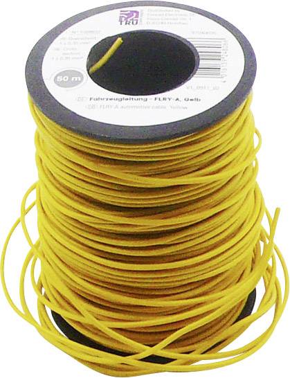 TRU COMPONENTS 1568632 Przewód samochodowy FLRY-A, 1 x 0.35 mm², 50 m
