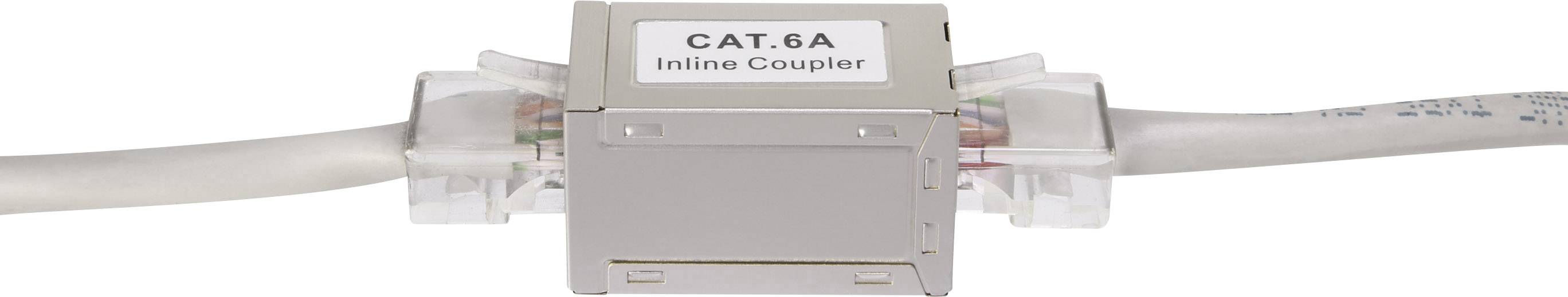 Адаптер RJ45 Renkforce RF-4723812, CAT 6a, 1 шт.