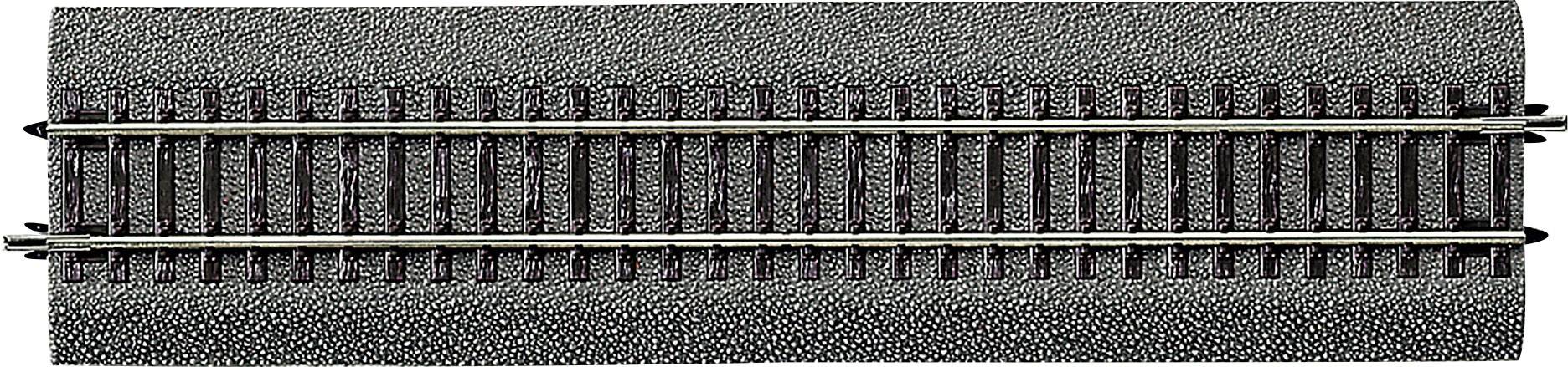 H0 RocoLine (з основою) 42510 Рейка - пряма 230 мм 6 шт.