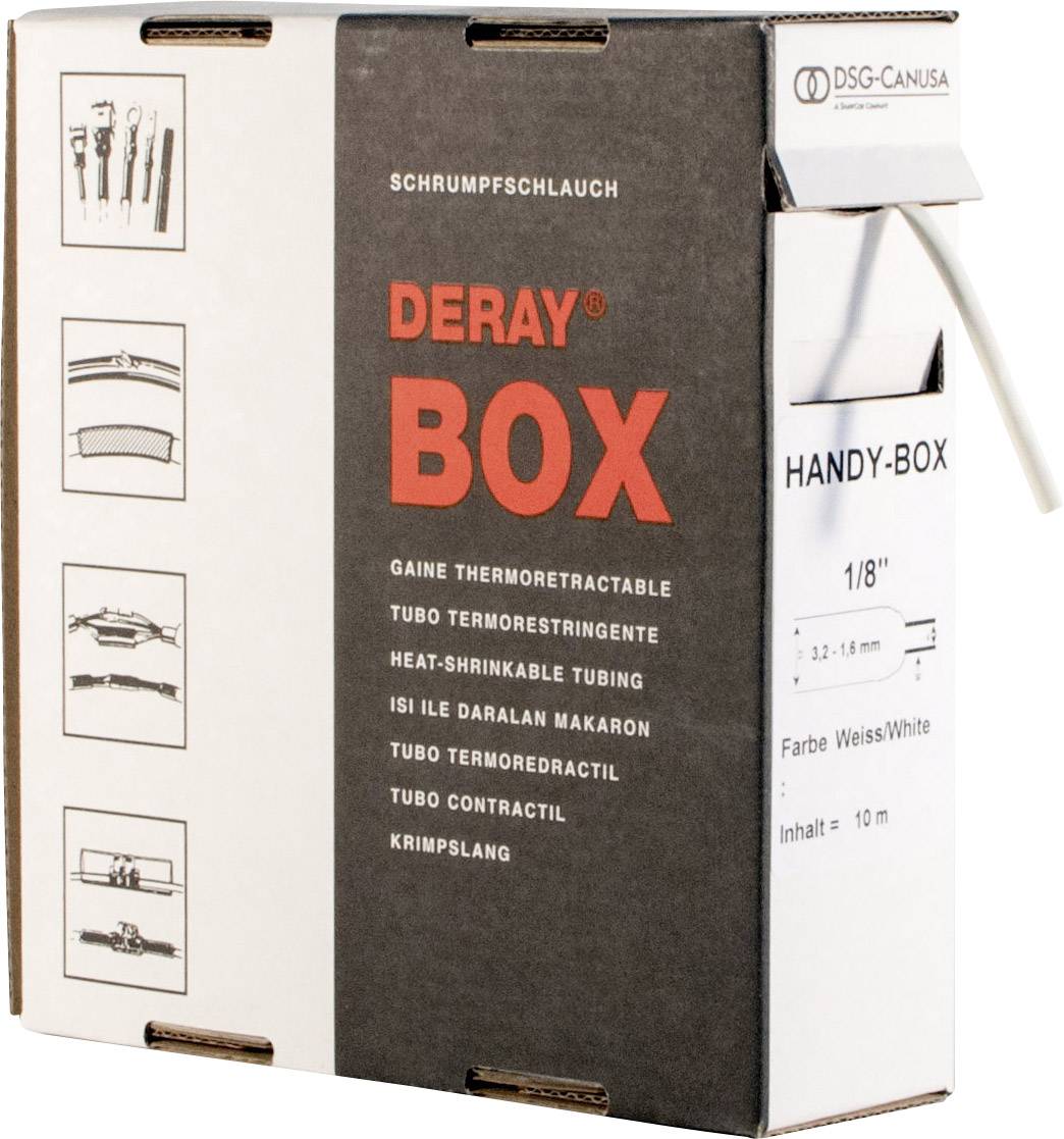 Термоусадочна трубка DSG Canusa 8610064012 без клею прозора 6,40 мм 3,20 мм Коефіцієнт усадки: 2:1 6 м