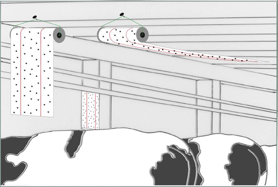 Самоклеюча фольга Redtop Fliegenrolle 31006, що приваблює мухоловку (Д x Ш) 9 м x 0,3 м жовта 1 шт.