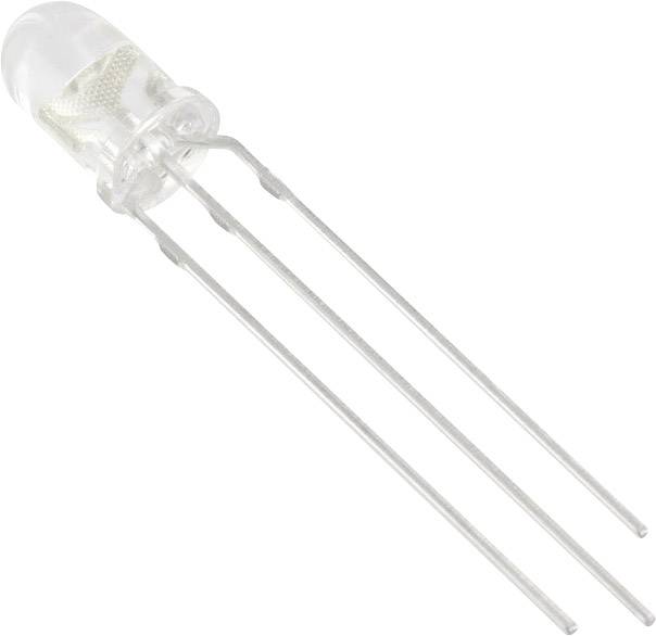 HuiYuan 5019R1G6C-DHE Dioda LED THT czerwony, zielony okrągły 5 mm 700 mcd, 600 mcd 35 ° 20 mA
