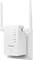Biały wzmacniacz sieci Wi-Fi z dwiema antenami, zamontowany w gniazdku elektrycznym. Diody LED wskazują połączenia: 5G, 2,4G, siłę sygnału.