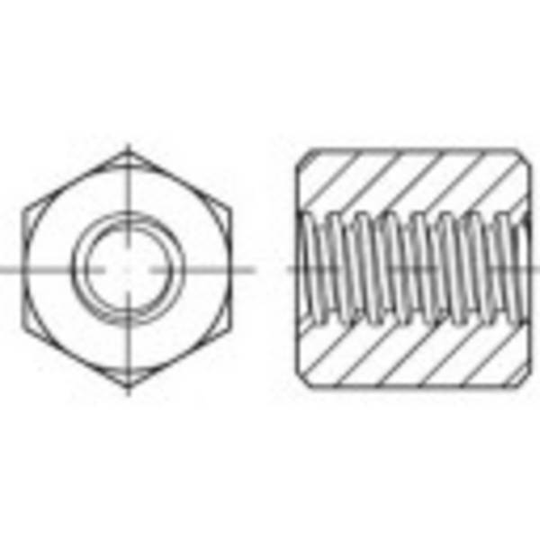 Nakrętki trapezowe  TOOLCRAFT 158212  1 szt.