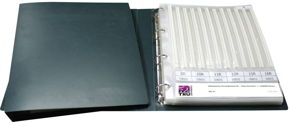 TRU COMPONENTS 1584526 TC-0402WGFE024KIT203 Комплект товстоплівкових SMD резисторів 0402 0,063 Вт 1% 12100 шт.